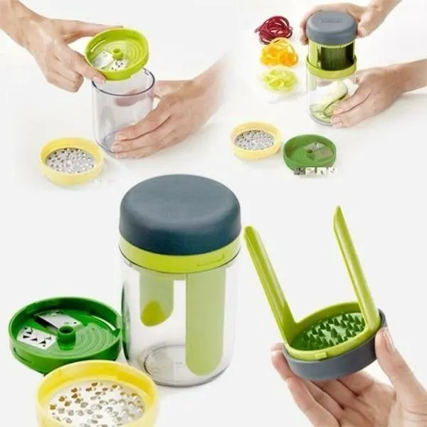 3-In-1 Rotary Veggie Cutter