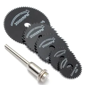 6pcs/set Metal HSS Circular Saw Blade Woodworking Cutting Discs