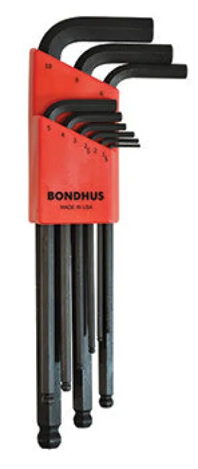 BALL END L-WRENCH 9PC SET 1.5-10MM PROGUARD FINISH