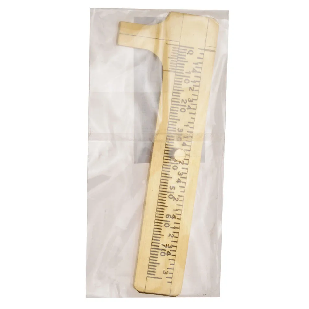 Brass Caliper, Sliding Measuring Tool in Meters & Inches (1 Piece)