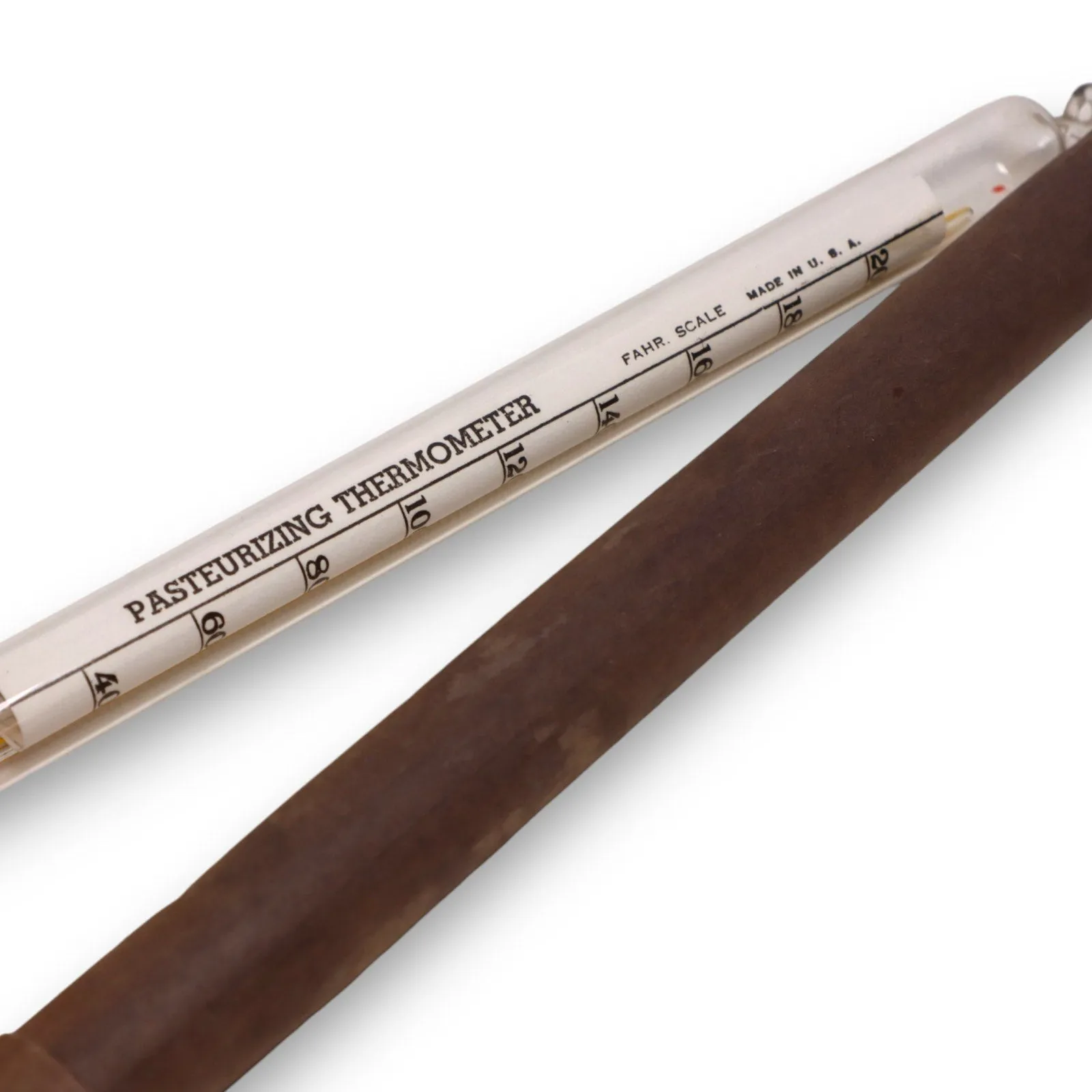 Creamery Package Mfg 10" Floating Dairy Pasteurization Thermometer Antique 1903