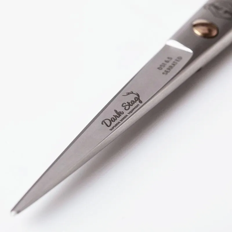 Dark Stag Barber Scissors Serrated