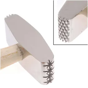 Eurotool Hammer Metal Texturing Hammer Crosshatch/Rectangular Star