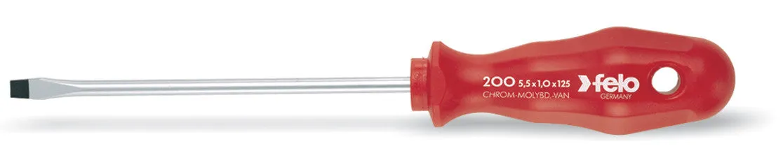 FELO SCREWDRIVER  SHOCK PROOF 200 SL5.5X1.0X125