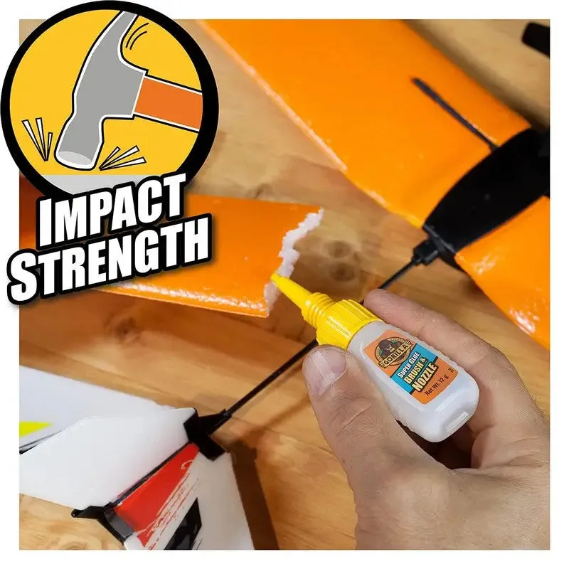 Gorilla Super Glue With Brush & Nozzle - 12G
