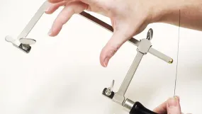 How to Put in a Saw Blade on an Adjustable German Style Sawframe
