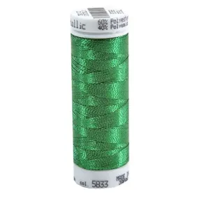 Mettler Metallic in Lime, 110yd Spool