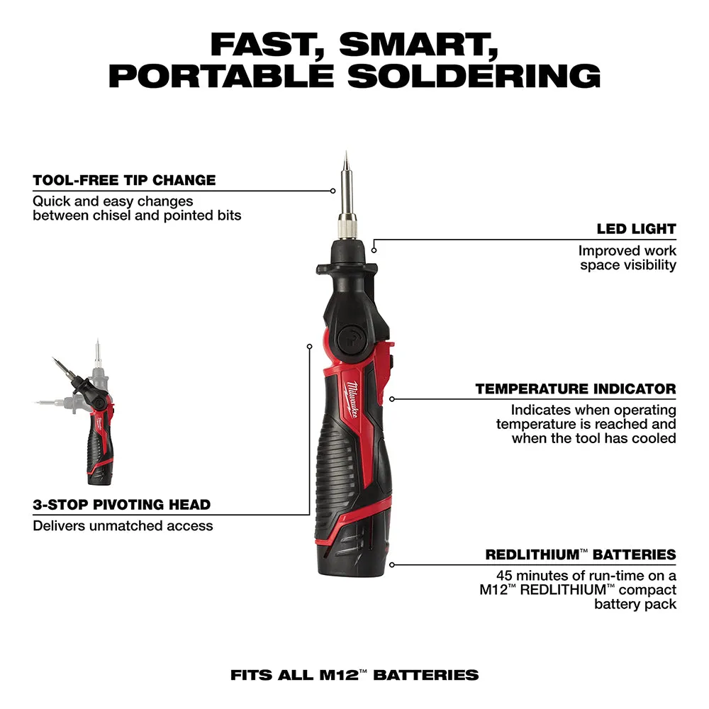 Milwaukee  2488-21 M12 Soldering Iron Kit