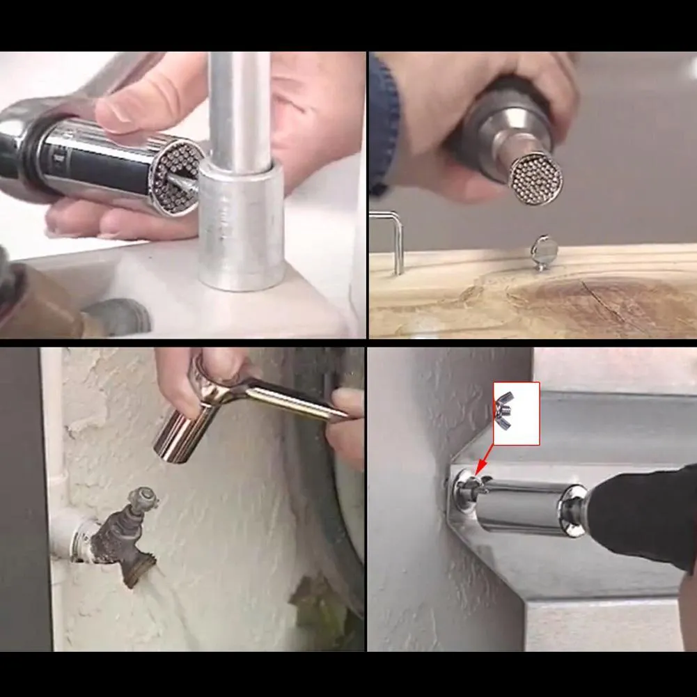 Multifunctional Universal Plug Wrench Adapter