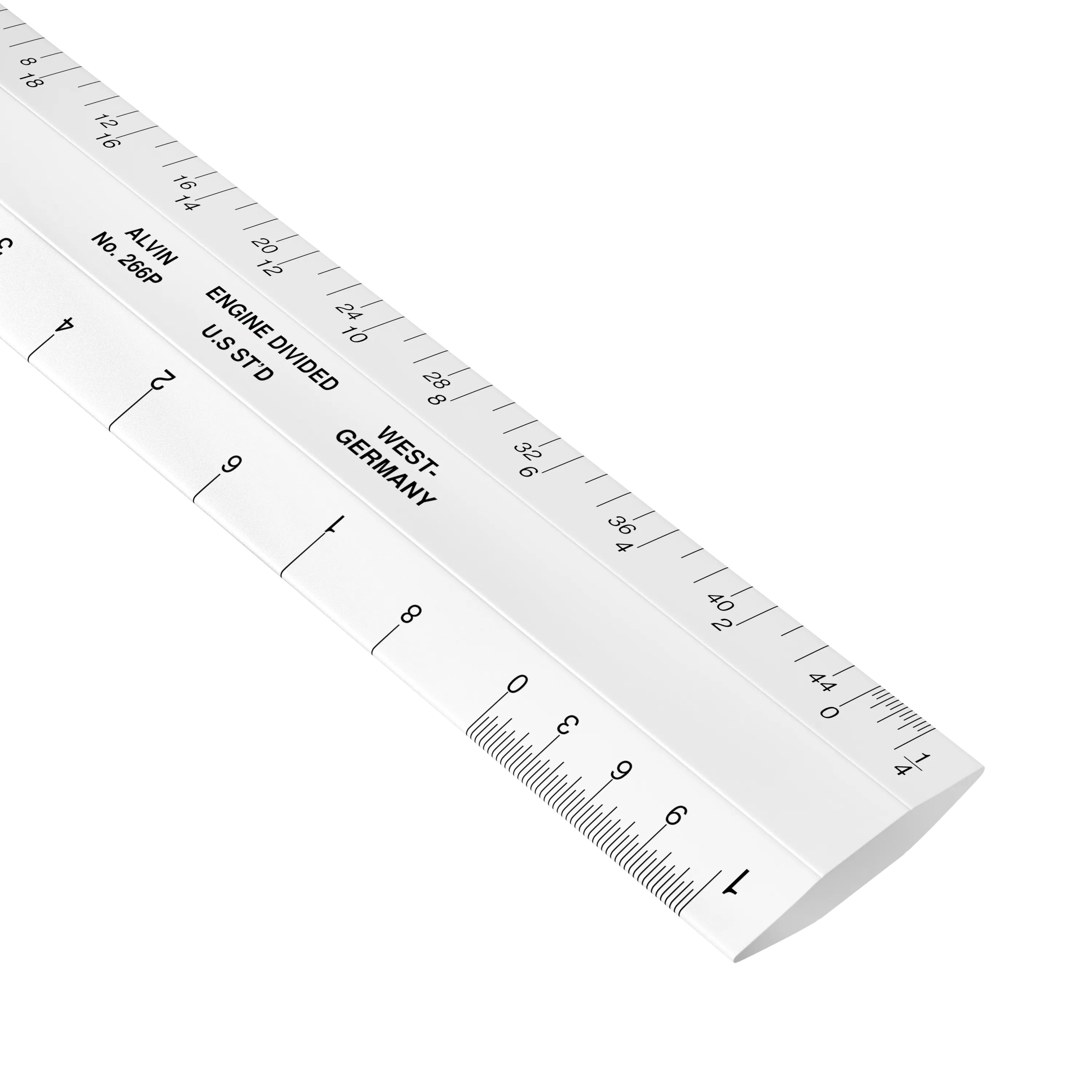 Scale 4 Bevel Flat Architect 6" Plastic